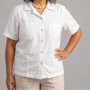 Crisp Cotton Beach Shirt